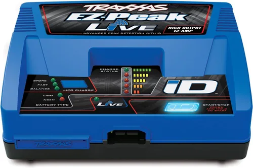 Vista 2 de Traxxas 2971 EZ-Peak Live Cargador Rápido de 12 Amperios NiMH/LiPo con Tecnología ID