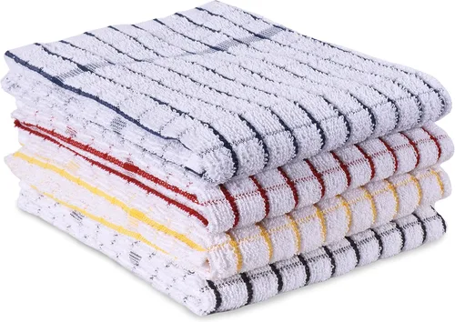 Vista 27 de AMOUR INFINI Juego de 8 paños de cocina ultra suaves, altamente absorbentes, de secado rápido, paños de cocina y limpieza de 12 x 12 pulgadas