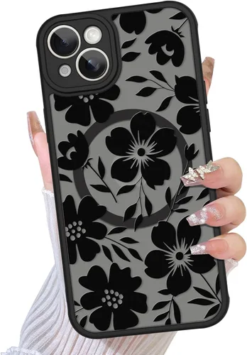 Vista 88 de TEAUGHT Compatible con iPhone 11 Funda con patrón lindo estampado de leopardo negro guepardo + protector de pantalla a prueba de golpes, funda