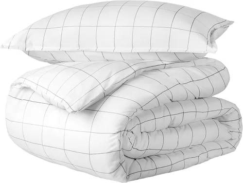 Vista 65 de Bare Home - Funda de edredón de ropa de cama extra larga - Colección premium de 1800 hilos súper suave - Funda de edredón ligera y fresca - Ropa