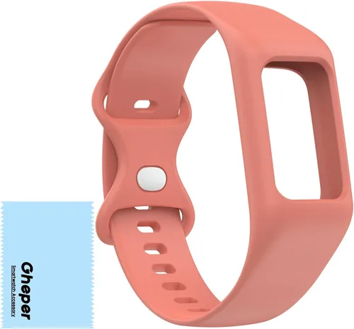Vista 10 de Correa de reloj suave compatible con Fitbit Charge 6, Charge 5, Charge 4, Charge 3/3SE, correa de muñeca de silicona protectora todo en uno, correa