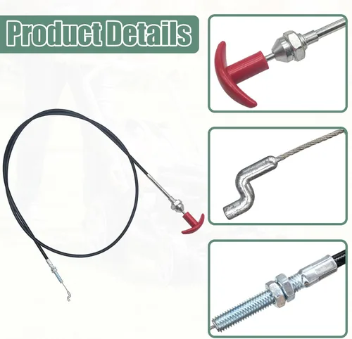 Vista 2 de AOTWD 946-04058 Cable de embrague inverso para MTD Troy Bilt Bronco