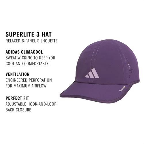Vista 29 de Adidas Superlite - Gorra deportiva ajustable de ajuste relajado para entrenamiento
