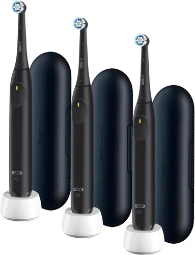 Vista 12 de Oral-B iO Series 2 Limited Simple Clean Cepillo de dientes eléctrico recargable para adultos, negro noche, 3 modos, sensor de presión automático