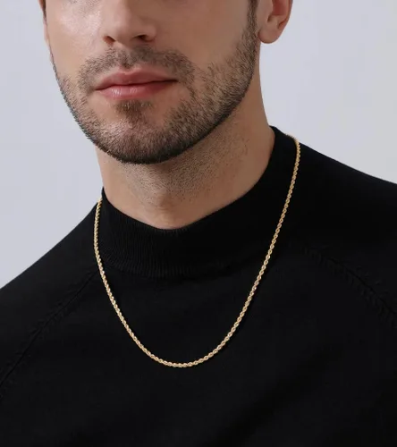 Vista 6 de Waitsoul 925 Sterling Silver Rope Chain Lobster Clasp 22.5345mm GoldSilver Chain for Men Women Silver Necklace Chain 16182022242630 Inches