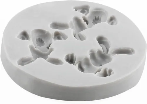 Vista 4 de Molde de silicona de conejo de Pascua, orejas de conejo, moldes de fondant de chocolate para decoración de pasteles, decoración de cupcakes, pasta