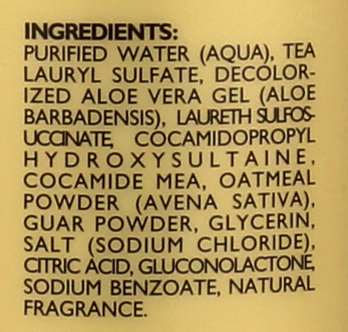 Vista 3 de ShiKai Gel de ducha hidratante diario (vainilla, 12 onzas) Con aloe vera hidratante y avena Gel de baño perfumado para aliviar la piel seca