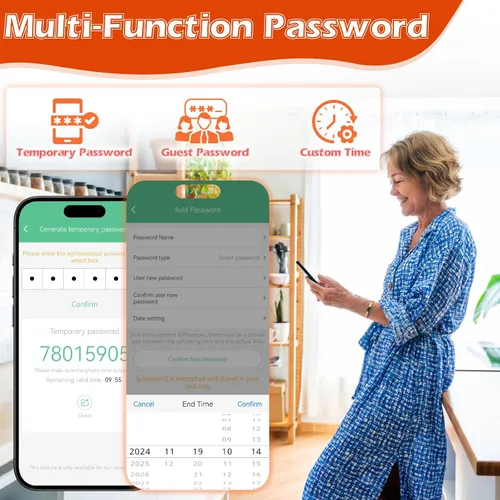 Vista 7 de Eseesmart Cerradura inteligente para gabinete, cerradura magnética electrónica digital RFID sin llave Bluetooth seguridad para niños, cerraduras