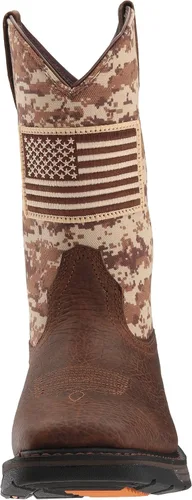 Vista 2 de Ariat Workhog Patriot - Botas de trabajo con punta de acero para hombre