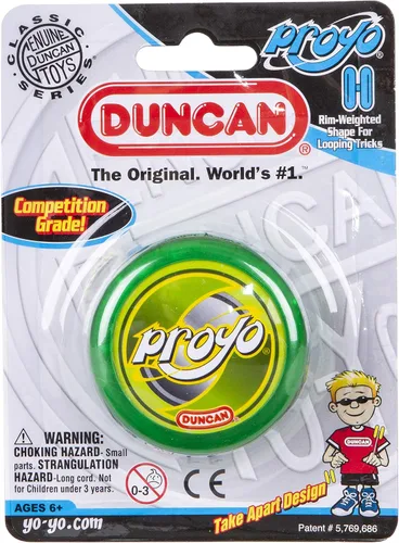 Vista 5 de Duncan Toys ProYo Looper - Yoyó para principiantes con cuerda, eje de madera y cuerpo de plástico, color misterioso