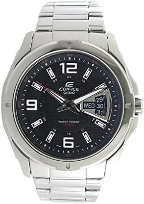 Vista 2 de Casio Edifice EF-129D-1A Reloj de cuarzo para hombre, negro, tipo pulsera, tipo pulsera, Tipo de Pulsera