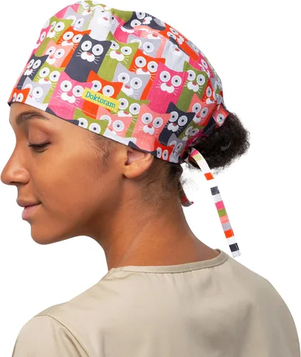 Vista 77 de Print Scrub Caps - Sombrero perfecto para enfermeras, médicos y EMTs..