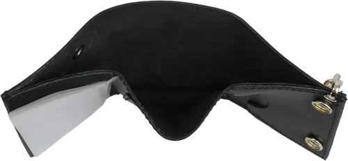 Vista 8 de Milwaukee Leather Billetera de cuero genuino para hombre con cadena de acero inoxidable antirrobo