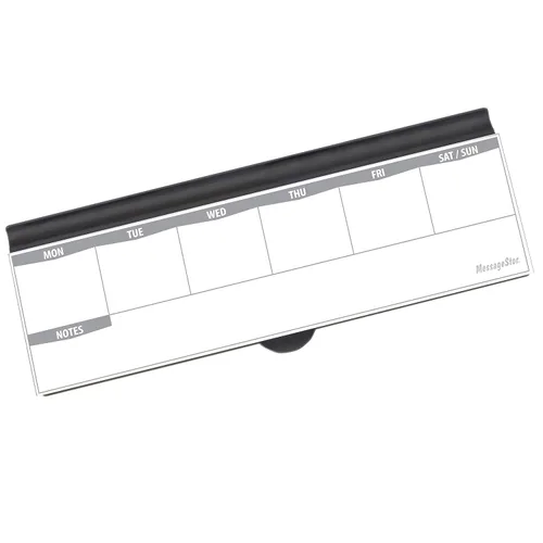 Vista 9 de ECR4Kids MessageStor Teclado para Escribir y Almacenar, Organizador de Escritorio, Gris