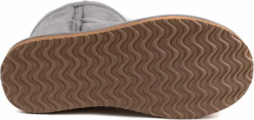 Vista 5 de Zizor Pantuflas cortas acogedoras para mujer, cálidas, de invierno, con forro mullido