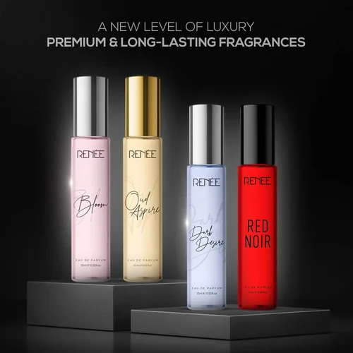 Vista 6 de RENEE Set de regalo de perfume de lujo para mujer, paquete combinado de 4 Eau de Parfum - Botellas de tamaño de viaje de 0.5 fl oz, aromas de larga
