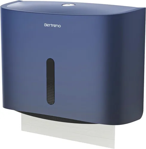 Vista 13 de Dispensador de toallas de papel comercial soporte de pared Portador de toallas de papel de gran capacidad Dispensador de toallas de mano plegadas C