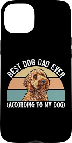 Vista 9 de Best Dog Dad Ever According to My Goldendoodle Funny Doodle Case for iPhone 17