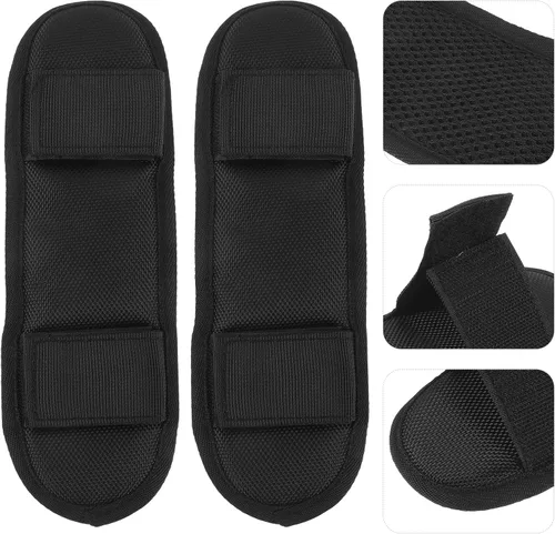 Vista 7 de VANZACK Almohadilla de hombro 2pcs Mochila Chaleco Hombreras Negro Portátil Nylon Bolsa