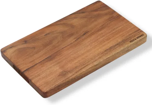 Vista 9 de Vesta Homes Tabla de Cortar de Madera de Fibra Final 15 x 10 pulgadas Tabla de Cortar y Servir/Bloque para Verduras, Frutas, Queso y Charcutería