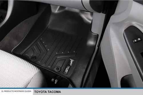 Vista 3 de MAXLINER - Juego de alfombrillas de suelo de ajuste personalizado de 2 filas compatibles con Toyota Tacoma 2012-2015
