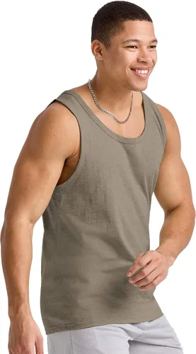 Vista 4 de Hanes Originals Top, 100% algodón para hombre, camiseta sin mangas