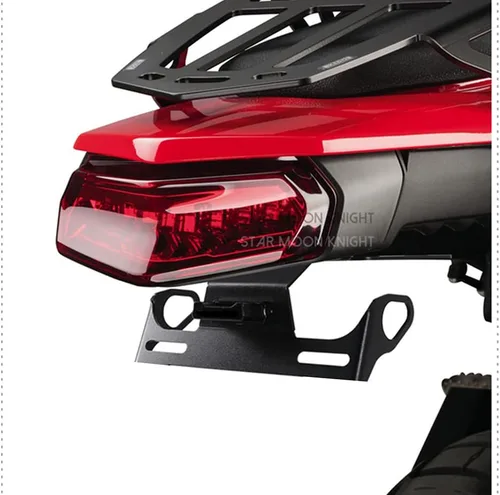 Vista 4 de Trasero de la cola ordenada/luces del titular de la matrícula/soporte eliminador de guardabarros compatible con XTZ 700 TENERE 700 T700