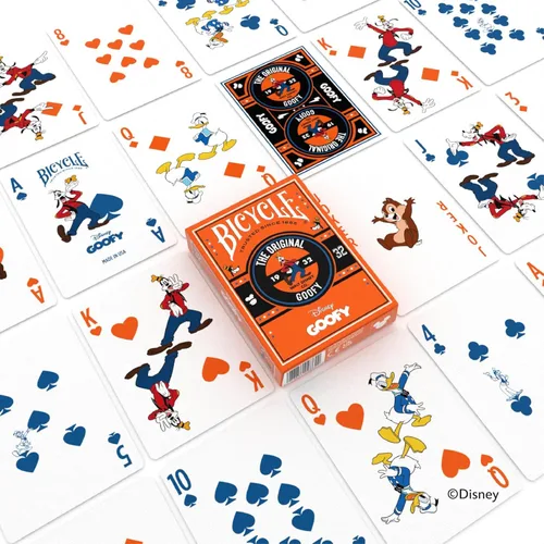 Vista 6 de Bicycle Paquete clásico de 6 cartas sensacionales de personajes de Disney con Mickey y Minnie Mouse, Donald y Daisy Duck, Goofy y Plutón