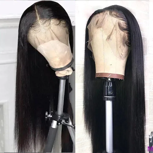Vista 2 de Pelucas de cabello humano con encaje frontal de 13 x 4 pulgadas, pelucas frontales de 13 x 6 pulgadas, pelucas de encaje frontal HD para mujeres