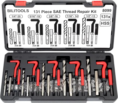 Vista 19 de BILITOOLS - Kit de reparación de roscas helicoidales métricas