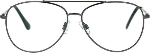 Vista 5 de SA106 Gafas de lectura progresivas con borde metálico para hombre, diseño de piloto, multi 3