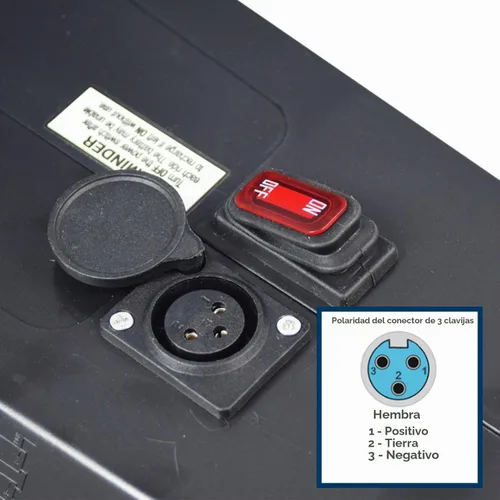 Vista 6 de AlveyTech Cargador de batería SLA de 36 voltios y 1.0 amperios con conector XLR para Razor Rambler 16, EcoSmart Metro HD, EcoSmart SUP y C25/C35
