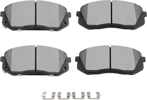 Vista 25 de SCITOO Juego de pastillas de freno semimetálicas delanteras D412 para Chevrolet Camaro 1988-1991, Chevrolet Corvette 1988-1996, Pontiac Firebird