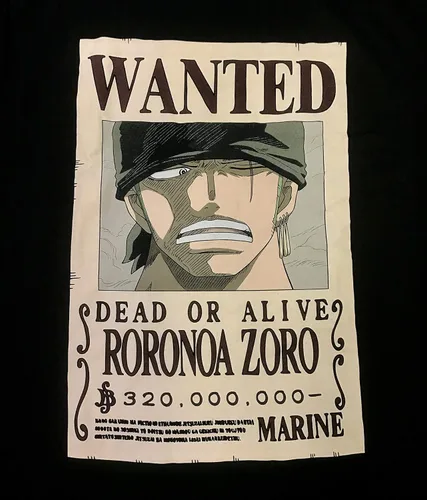 Vista 2 de Camiseta Roronoa Zoro Bounty de una sola pieza, con licencia