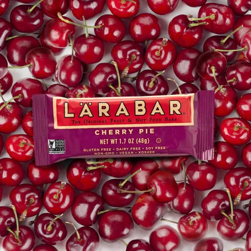 Vista 3 de Larabar, barra de frutas y nueces, pastel de cereza, sin gluten, vegano (16 bares) y barra sin gluten, magdalenas de arándano, 1.6 onzas