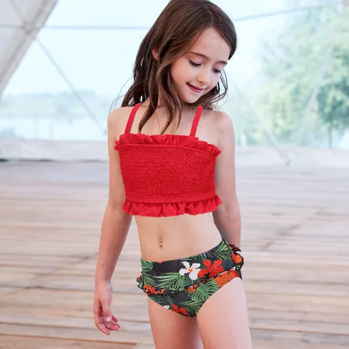 Vista 4 de Moon Tree Traje de baño deportivo de dos piezas para niñas