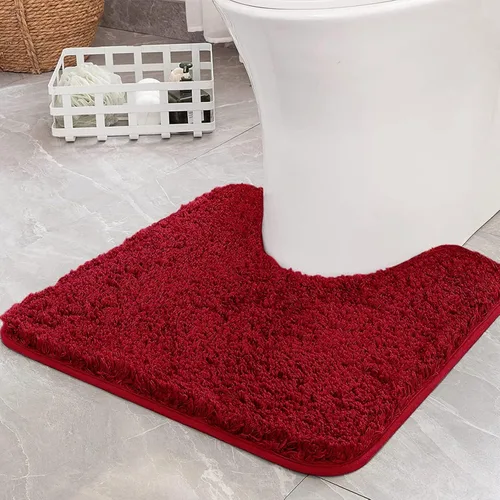 Vista 33 de MIULEE Alfombras de baño negras, suaves y pequeñas, absorbentes, antideslizantes, de secado rápido, esponjosas, para baño, bañera y duchas, lavables