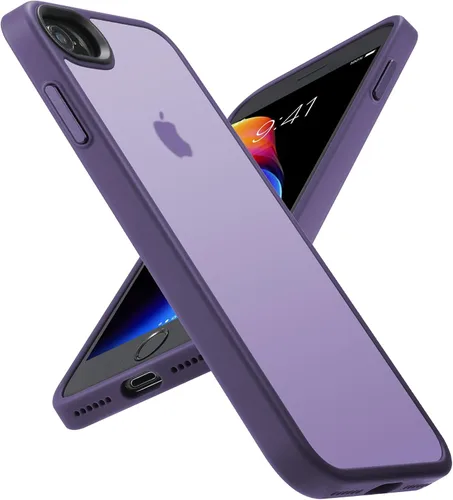 Vista 10 de Yriklso Funda magnética para iPhone SE 2022/iPhone SE 2020/iPhone 8 (4.7 pulgadas), imanes integrados compatibles con MagSafe, transparente