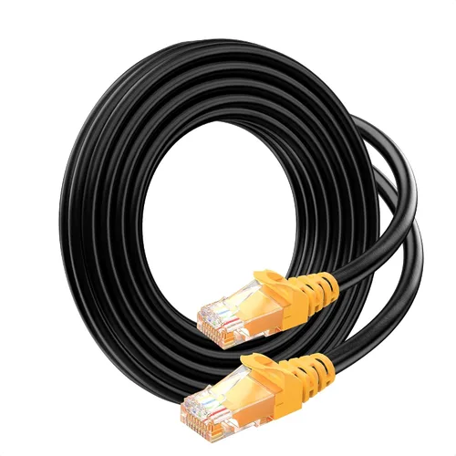 Vista 10 de Cable Matters - Cable Ethernet Cat 6A de cobre puro de 10 Gbps 24 AWG para Negro