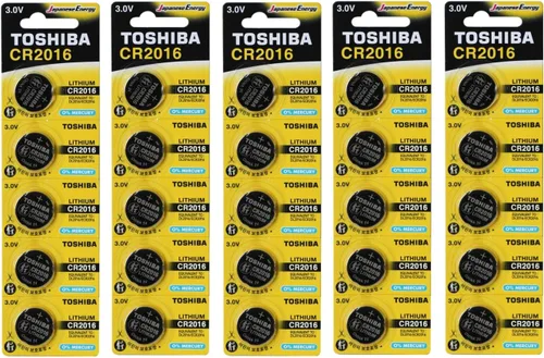 Vista 6 de Toshiba CR2016 - Paquete de ampolla resistente a los niños (2 baterías)