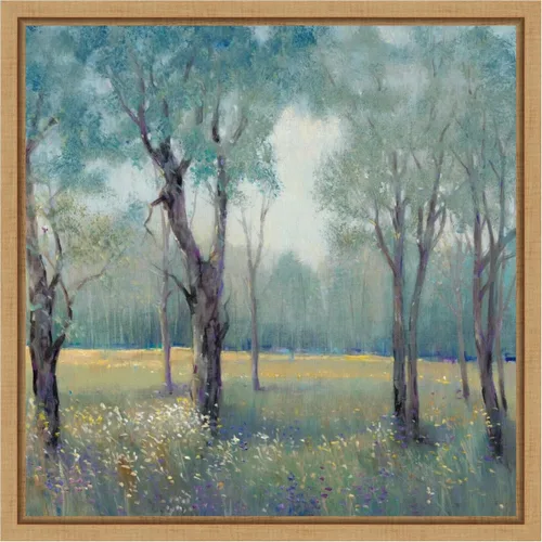 Vista 10 de Amanti Art Lienzo enmarcado para pared, 16 x 16 pulgadas, niebla matutina de Tim O'Toole, lienzo enmarcado para pared, obras de arte de paisajes