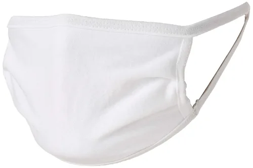 Vista 7 de Port Authority Cubrebocas reutilizable (paquete de 5), color blanco, Blanco