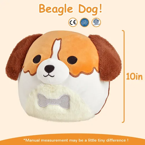 Vista 2 de Almohada de peluche para perro, lindo cachorro suave, 10