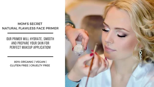 Vista 4 de Mom's Secret Natural Flawless - Base de maquillaje facial, orgánica, vegana, sin gluten, sin OMG, para todo tipo de piel, sin parabenos, libre