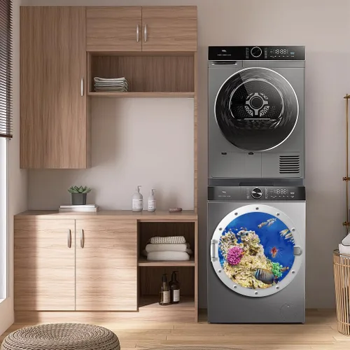 Vista 3 de Calcomanías de pared de coral de medusas lindas 3D Ocean World Wall Window Stickers Lovely Ocean Creatures Decoración, impermeable, extraíble