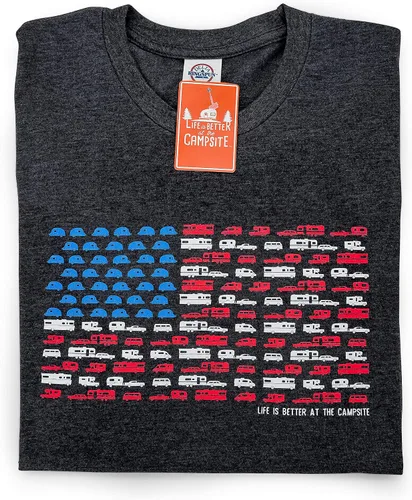 Vista 2 de Camco Life is Better at The Campsite Crew Neck