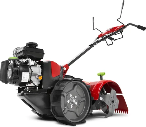 Vista 2 de Earthquake 37037 Pioneer Motocultor de púas traseras de doble dirección, Rojo/Negro