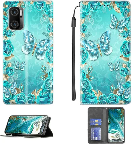 Vista 87 de Aroepurt Funda para UMIDIGI G1 Plus compatible con UMIDIGI G1 Plus Funda para teléfono Funda de piel sintética con función atril magnética CPT15