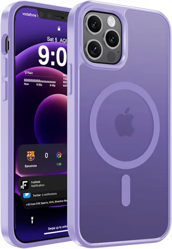 Vista 136 de WRJ Funda magnética mate para iPhone Air de 6.5 pulgadas, [compatible con Magsafe] [protección contra caídas de grado militar], delgada Negro
