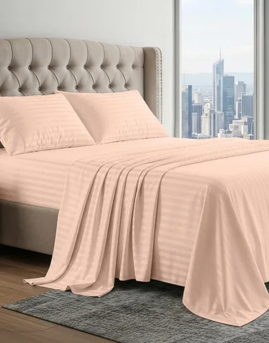 Vista 67 de LANE LINEN - Sábanas individual 100% algodón egipcio suave, cómodo y grueso de calidad de hotel, costuras reforzadas totalmente elásticas, sin